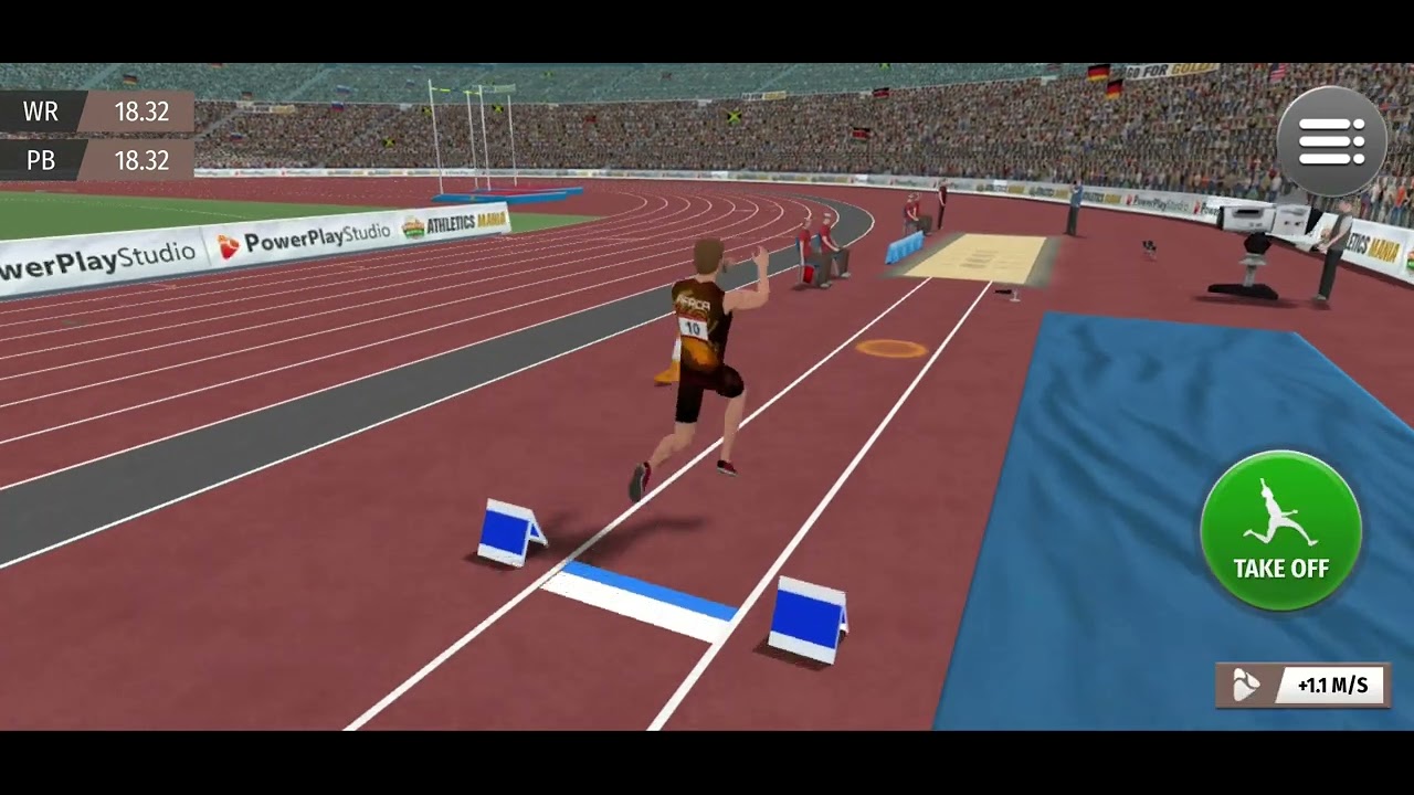 Athleticsmania tripple jump and level 2 WR.