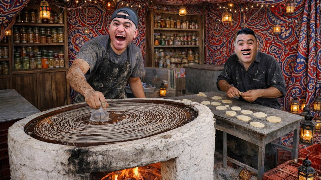 لما اخوك الصغير يشتغل بتاع كنافه وقطايف ف رمضان 🌙 |عمر نصر 