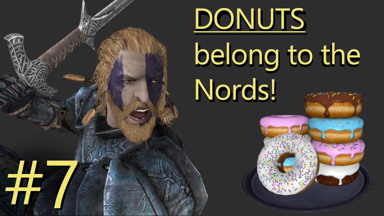 Skyrim Donuts #7 – Bake Maps & Finalize Model