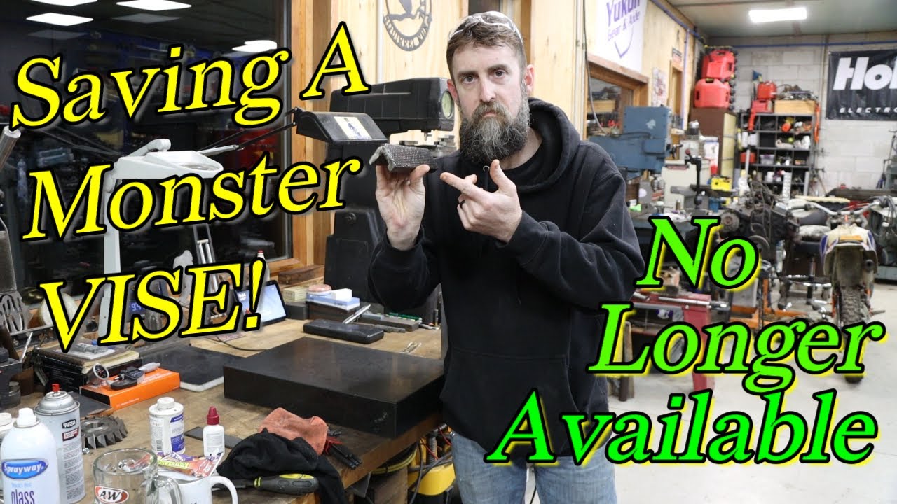 Saving a Monster Vise from the past. Metal Shaper saves the day.