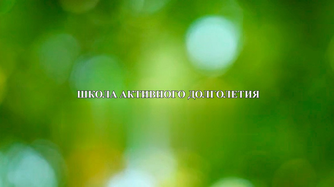 Школа Активного Долголетия Практическое занятие 17.03.26