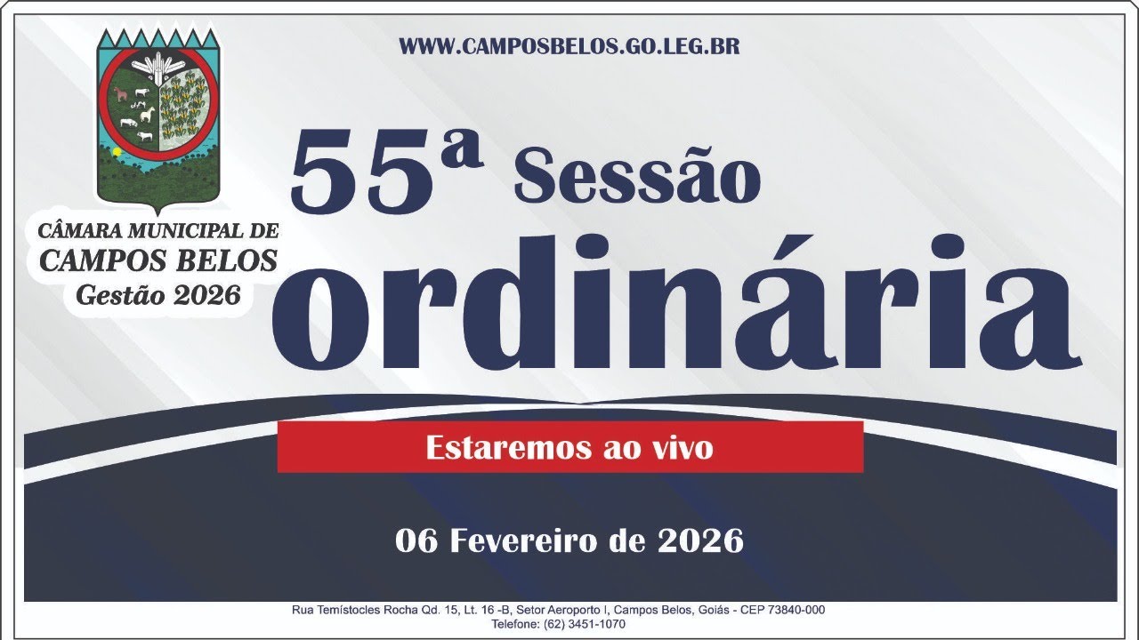 55ª Sessão Ordinária