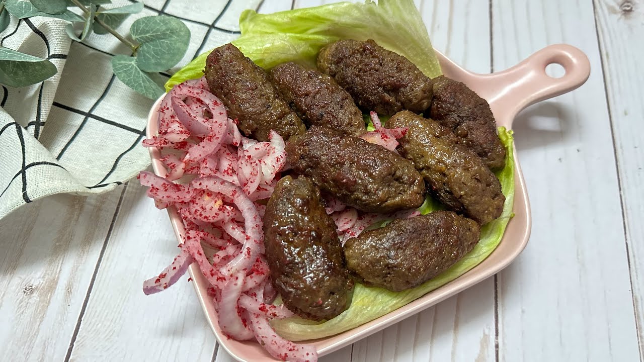 كفته اللحمه بدون اي دهون بطريقه خفيفه وسريعه وطعم ولا ألذ ❤️👌