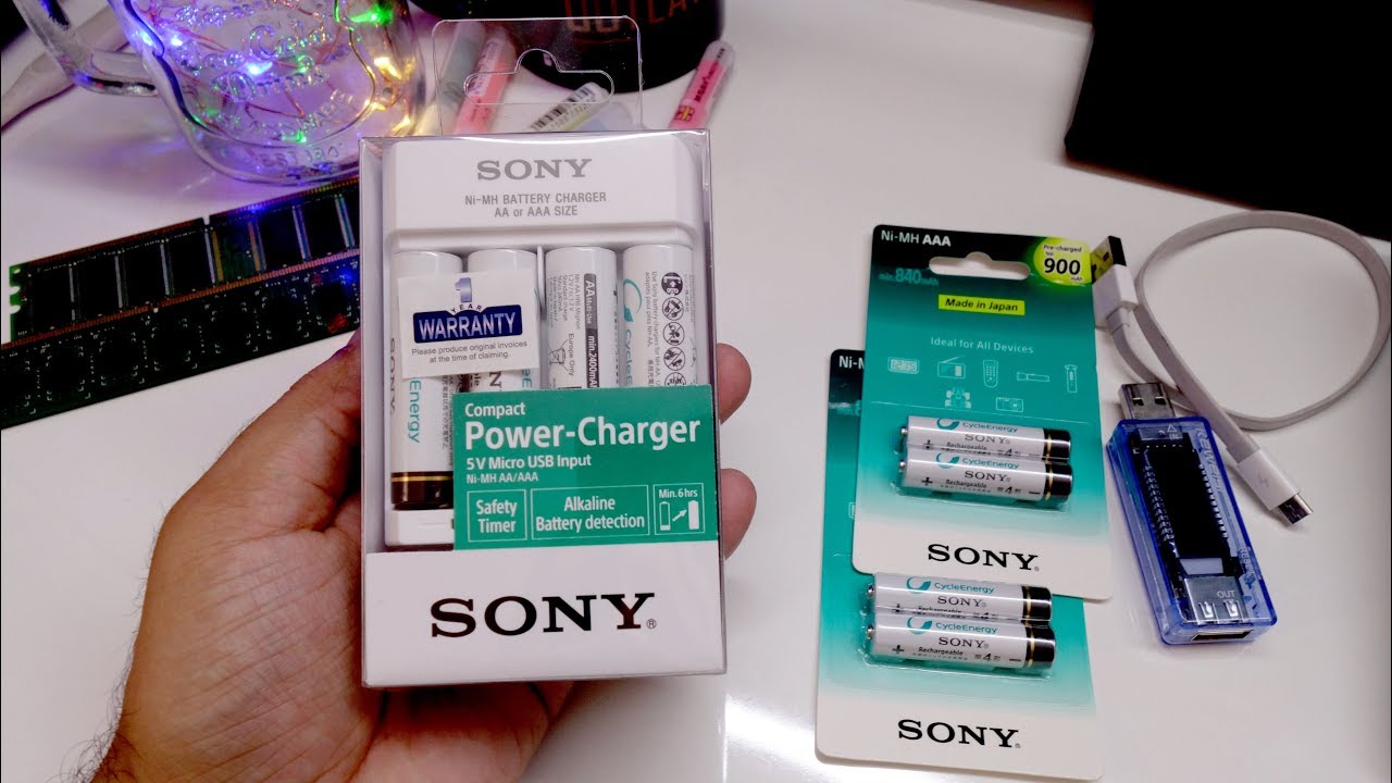 Обзор зарядного устройства Sony BCG-34HHU для аккумуляторов AA и AAA