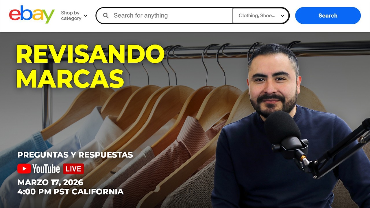 🔴 En Vivo: Buscando Marcas en eBay para Revender | Preguntas y Respuestas