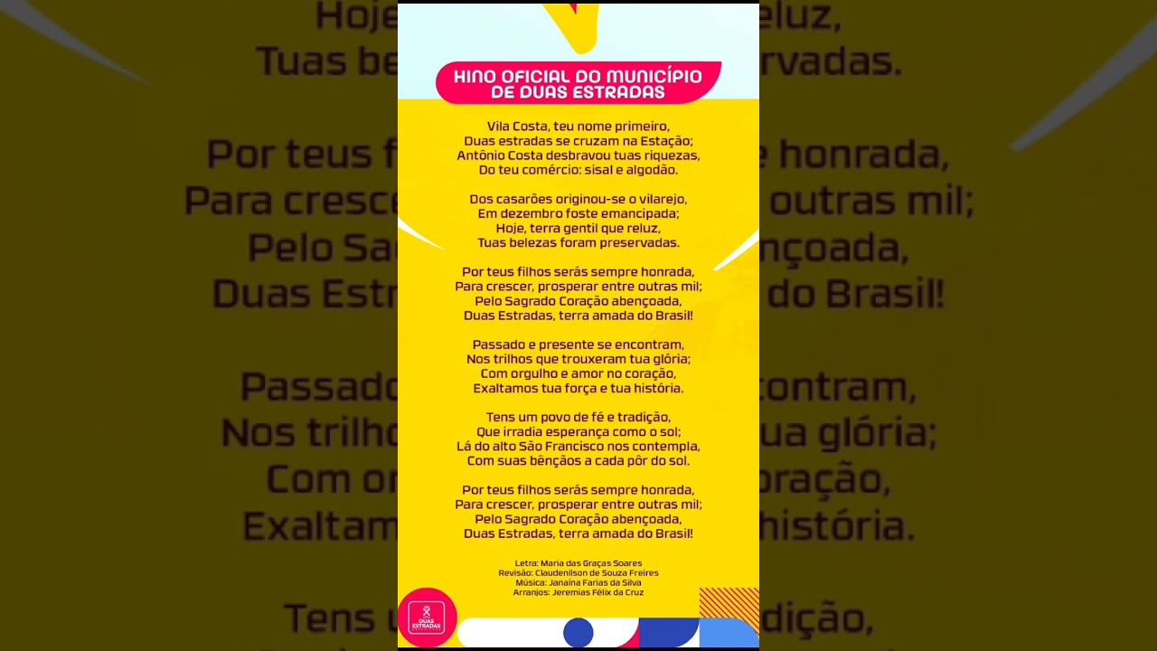 HINO MUNICIPAL DE DUAS ESTRADAS - PB 2023