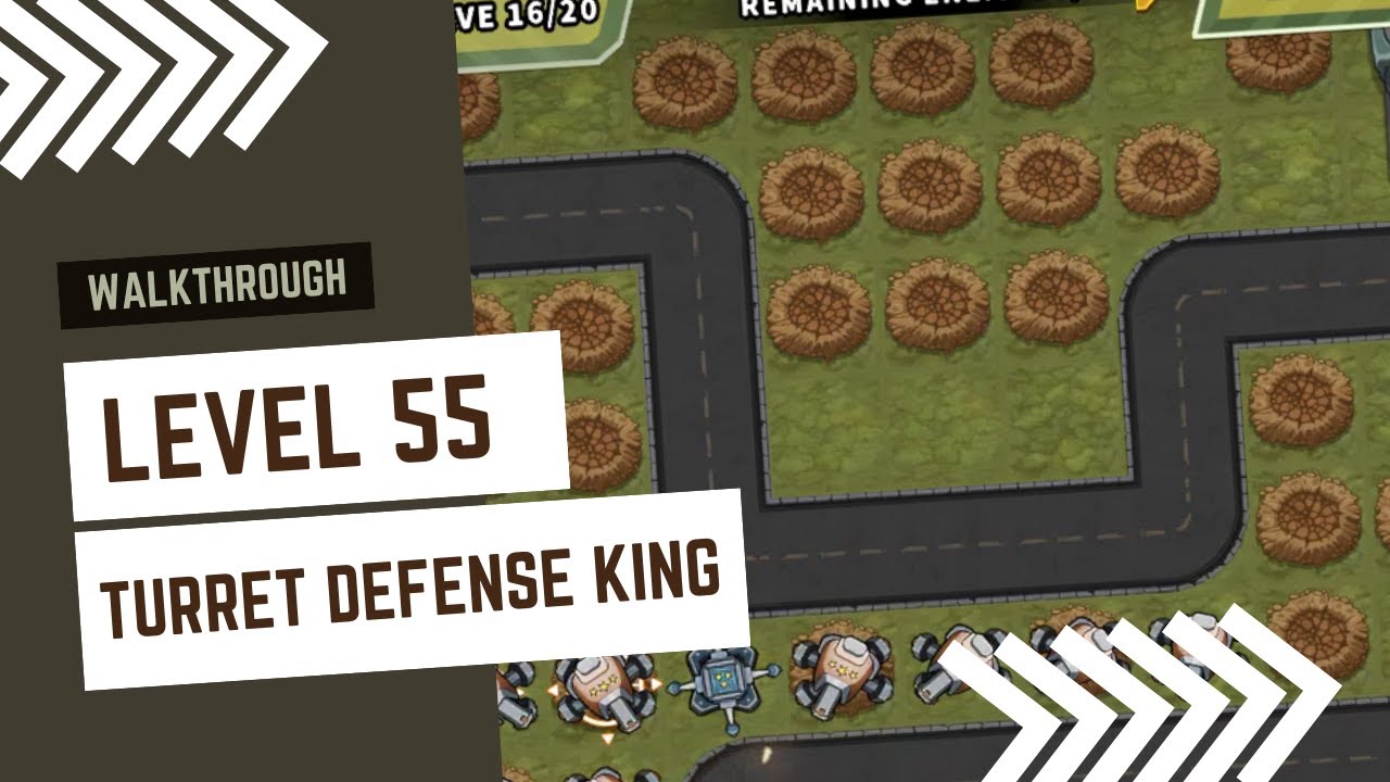 Turret Defense King - Level 55 - Gameplay Walkthrough