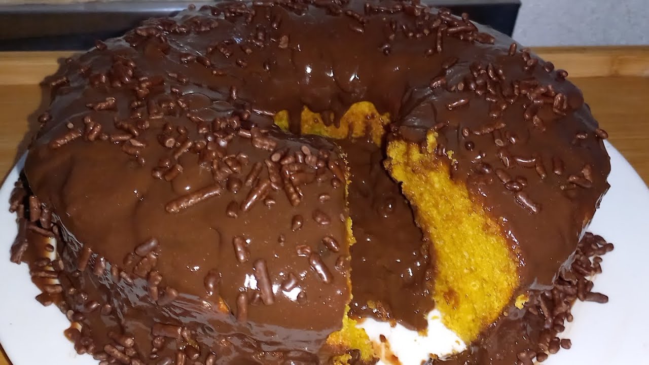 bolo de CENOURA com MAIZENA incrementado