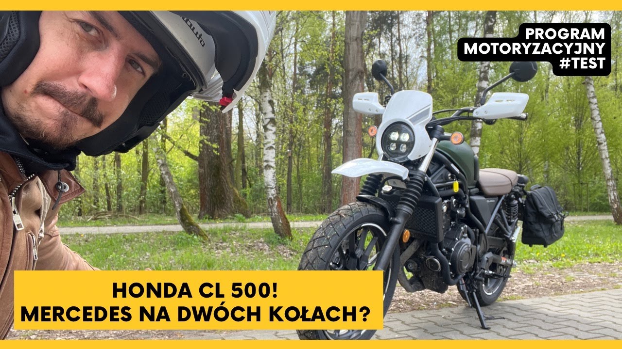 HONDA CL 500! Pierwszy TEST w POLSCE! Jak jeździ? Ile pali? Czy rasowo brzmi? Scrambler od Hondy.