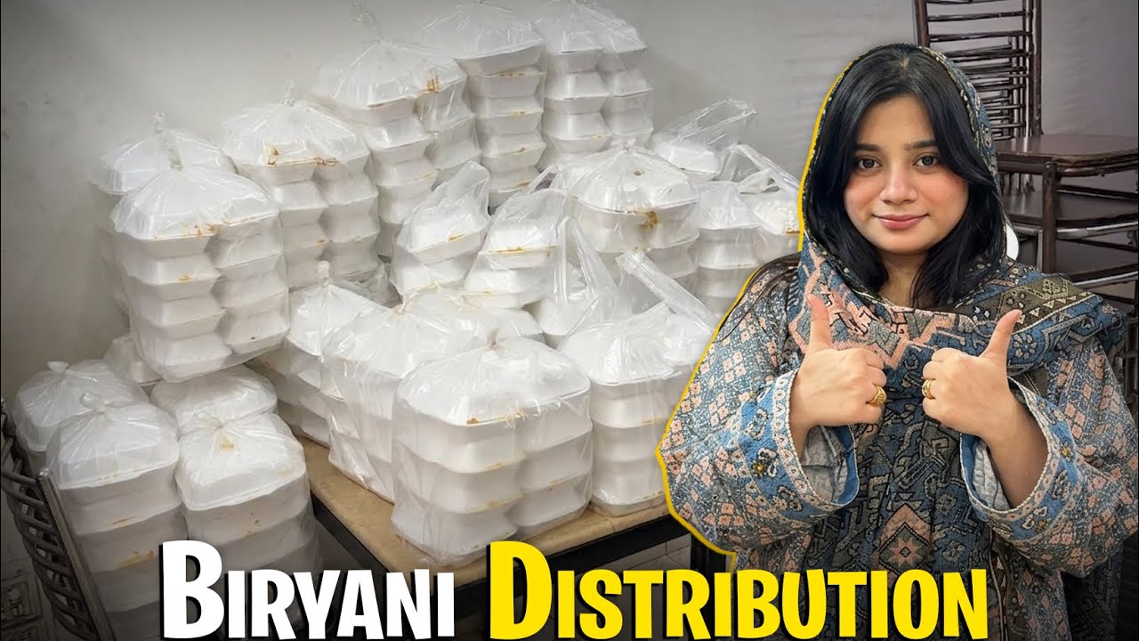 Momina ne aj iftari mein biryani distribute ki🥹| Bari phupho ne bhi iftar par bula lia apne ghar😍