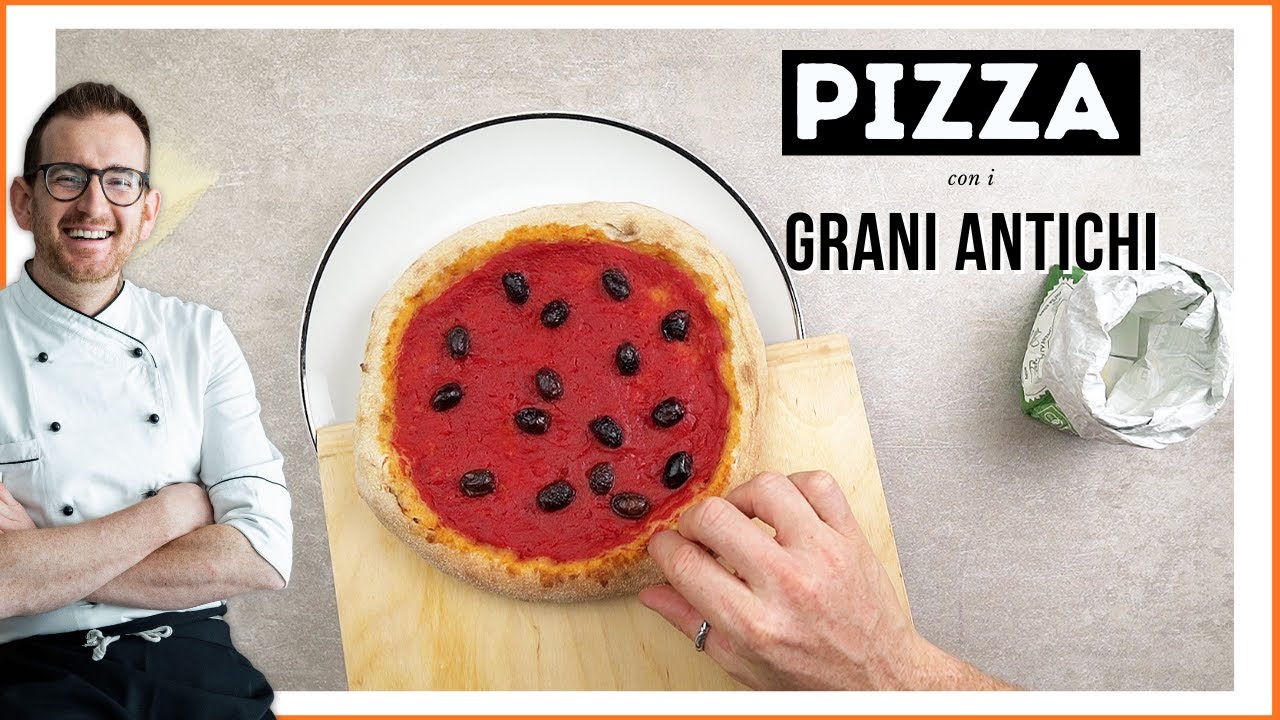 Pizza con i Grani ANTICHI (che non ti gonfia) - Impastata a mano