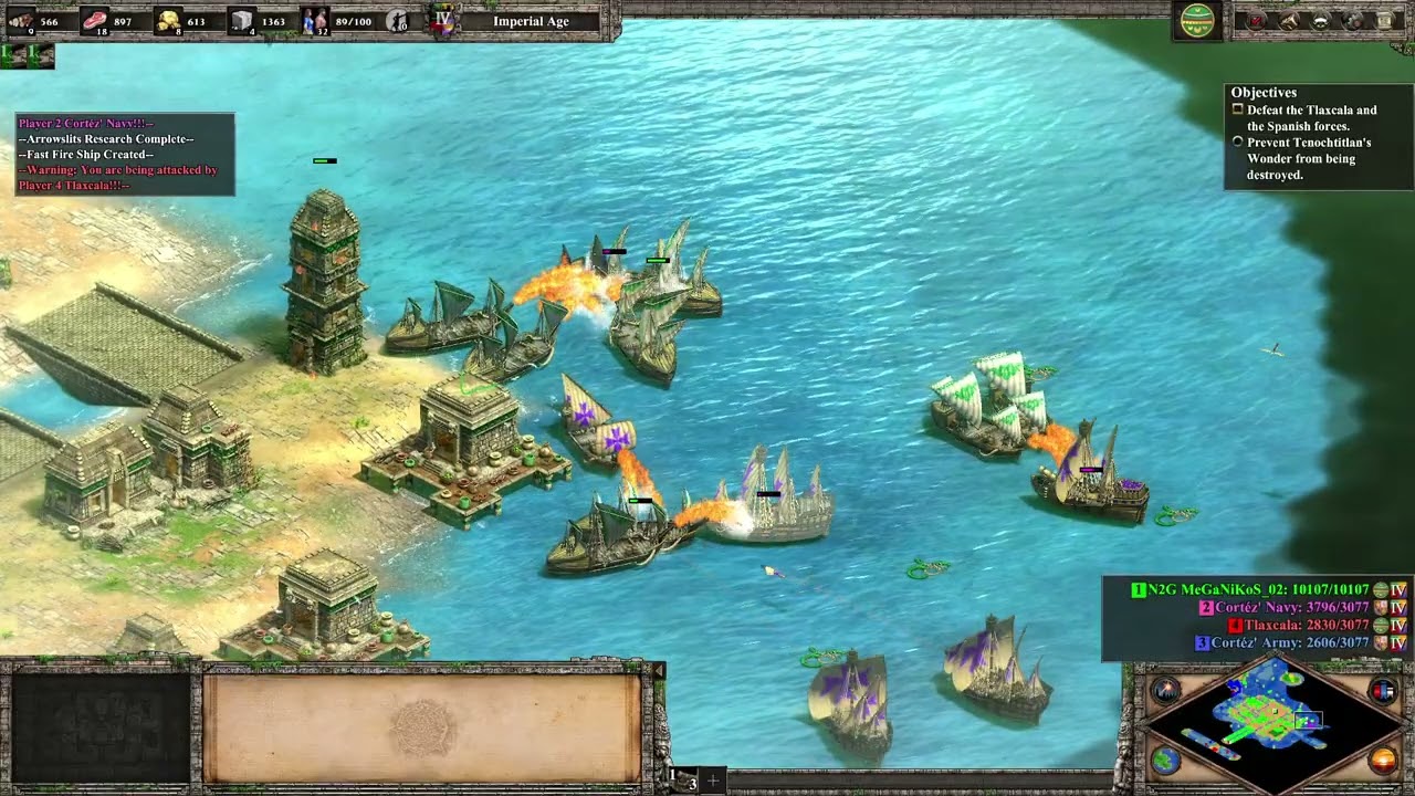Broken Spears - Montezuma - Age of Empires II: Definitive Edition - Hard Walkthrough
