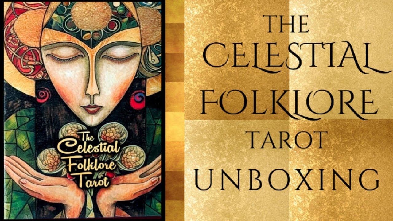 THE CELESTIAL FOLKLORE TAROT UNBOXING AND FLIPTHROUGH: Perfect deck for beginner tarot readers✨💫📿🌹🥀