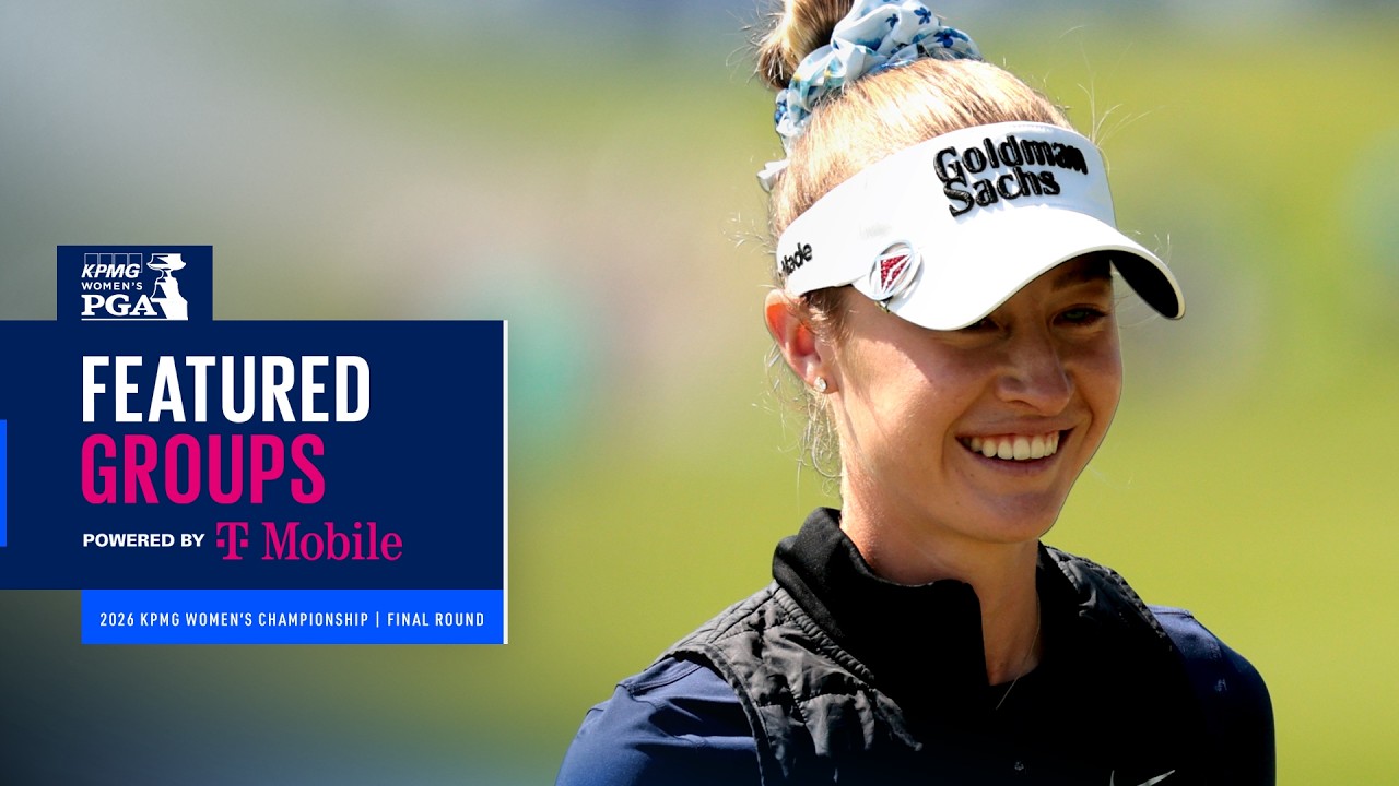 LIVE | Korda, Kim and Davidson | Featured Group Round 4 | 2026 KPMG Women&rsquo;s PGA Championship