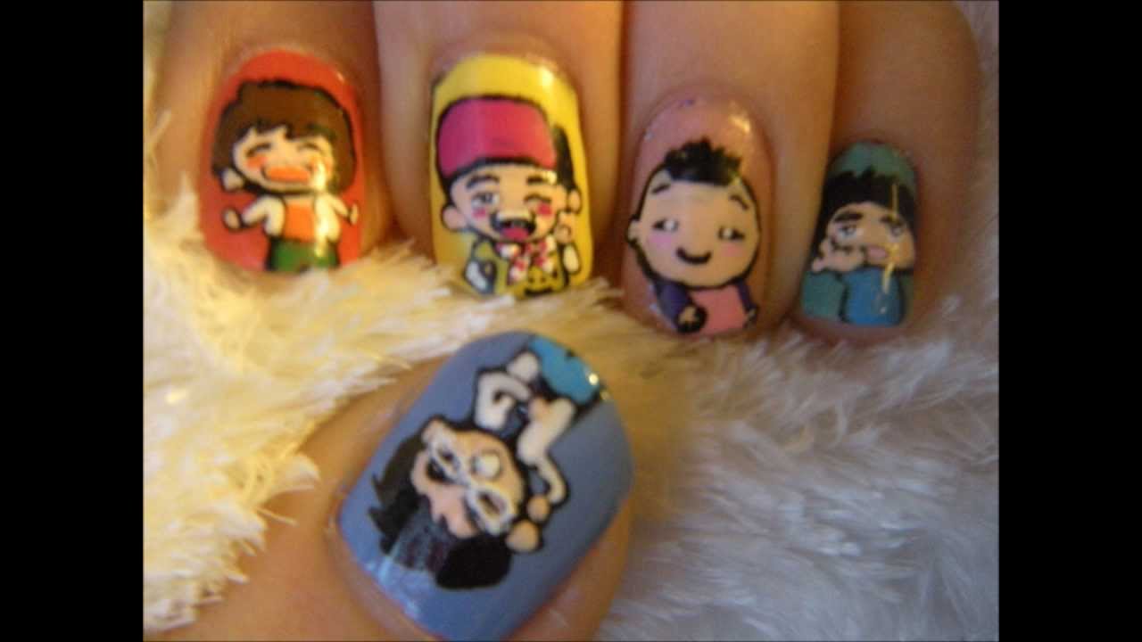 Big Bang Inspired Nail Tutorial