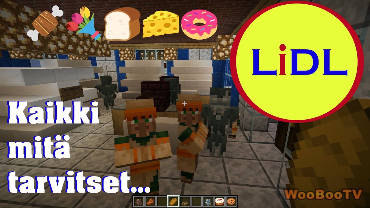 Minecraft Suomi - Kaikki tarvitsevat Lidlin!