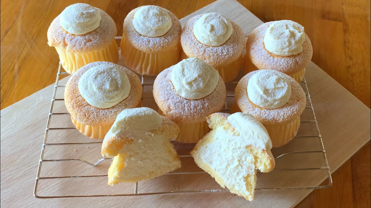 ふわとろ♡生シフォンケーキの作り方 fluffy chiffon cake recipe