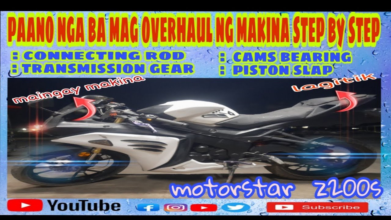 paano mag overhaul ng motorstar explorer z200s/z200ii/z200r step bt step      #mhykemotovlog