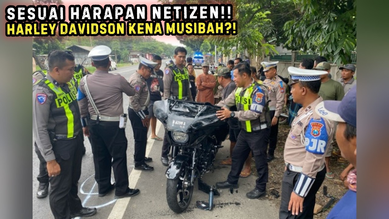 KAPOK !! RIDER HARLEY KENA MUSIBAH - Kelakuan Ngeselin Warga Bumi
