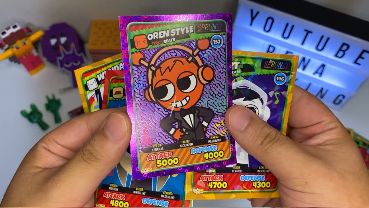 Cartas de Sprunki de Woow Stickers Abriendo Sobres Sorpresas