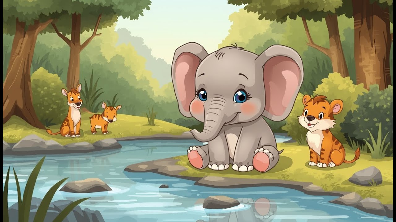 Learning to Listen with a Little Elephant | Kids Story
