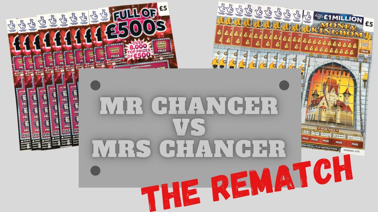 Mr Chancer vs Mrs Chancer - The Rematch 💥 &pound;5 scratch cards today - full of &pound;500s - money kingdom uk