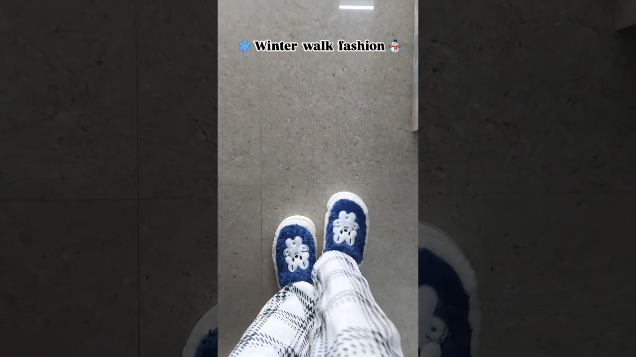 Winter walk fashion ☃️❄️💅|| 