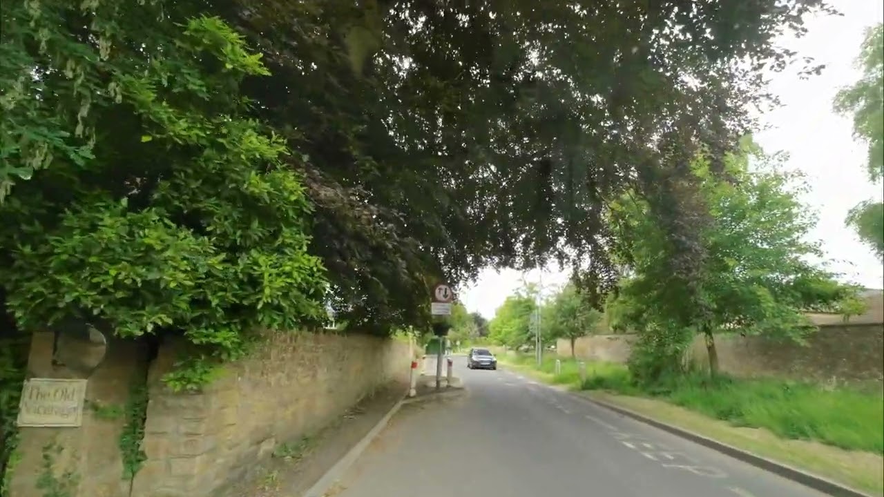 Going from Ash to Martock, Somerset, England, UKHD