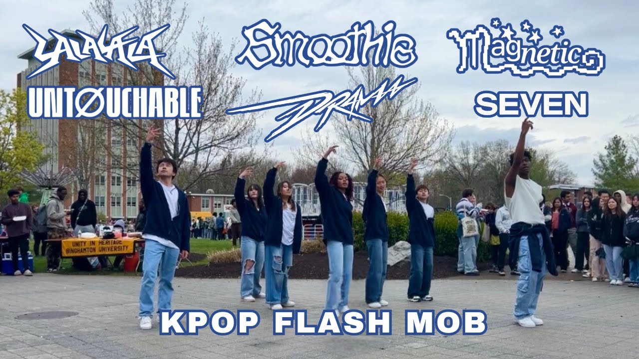 [KPOP IN PUBLIC FLASH MOB] AESPA + NCT DREAM + ILLIT + MORE | SPRING FLING | BINGHAMTON UNIVERSITY