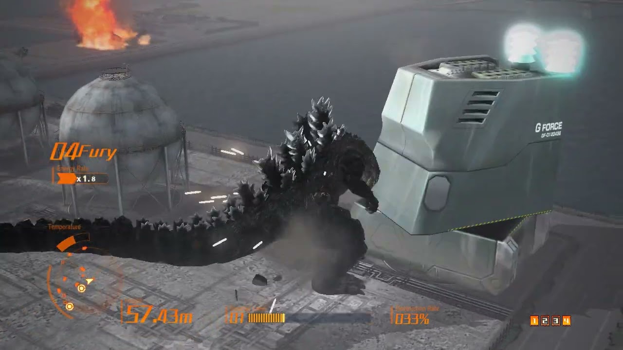 Godzilla PS3 Gameplay