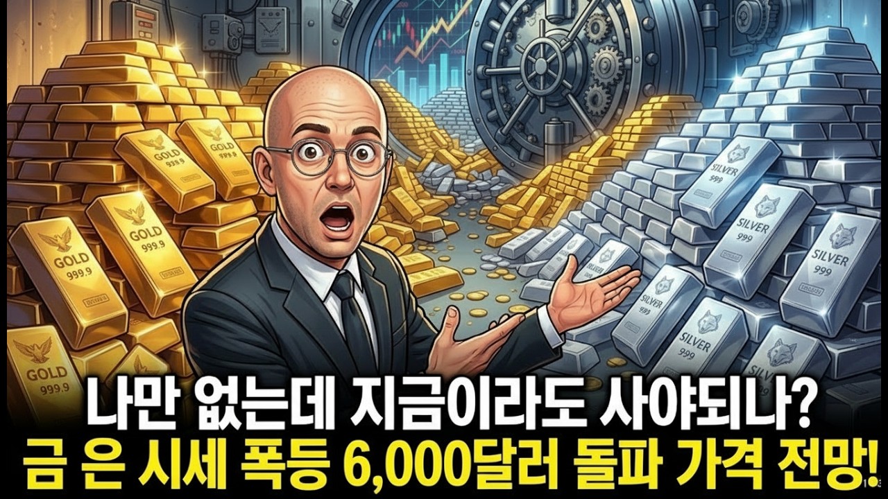 금 은 시세 폭등 6,000달러 돌파 나만 없는데 지금이라도 사야되나? 안전자산 시장 가격의 진짜 전망?