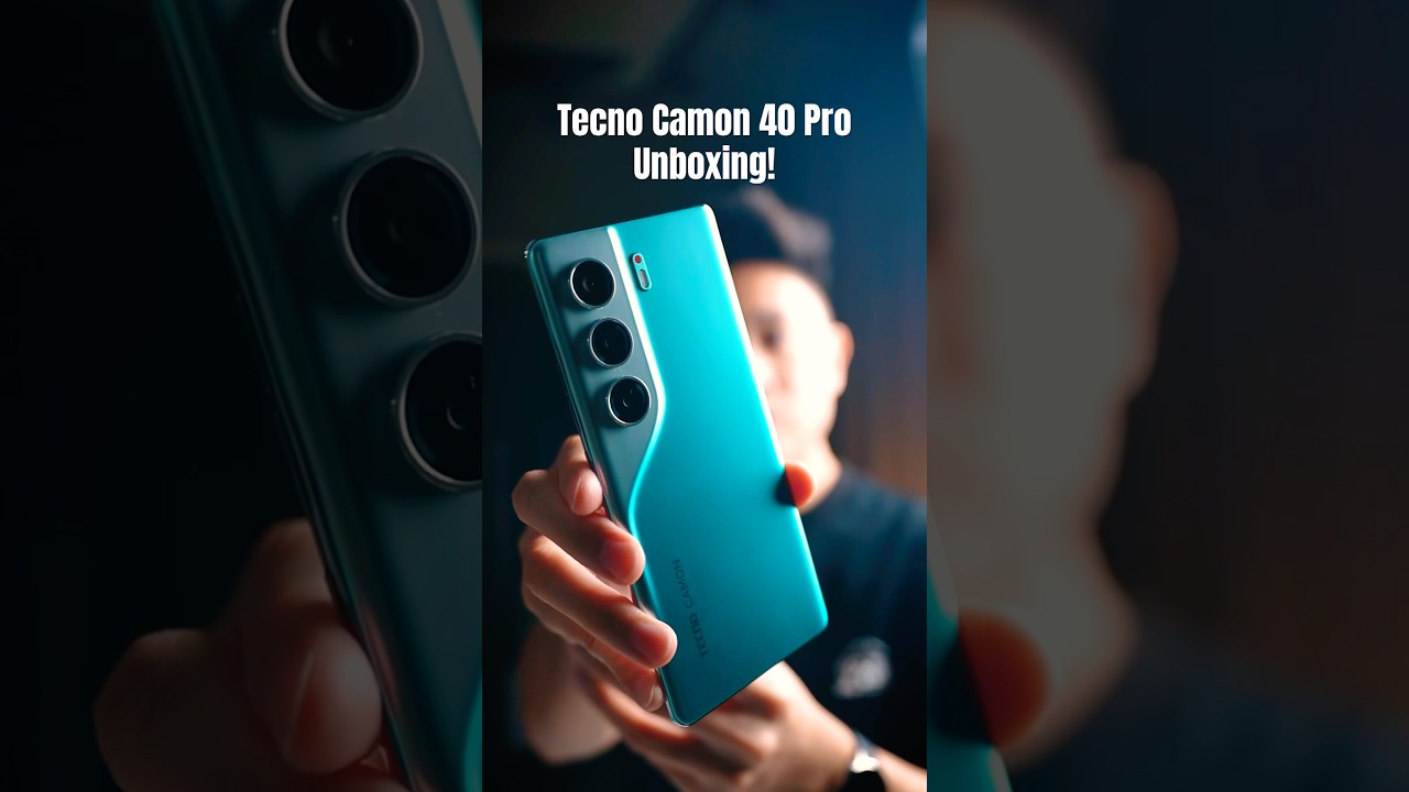 Unboxing the beautiful Tecno Camon 40 Pro! #tecnocamon40pro #smartphone #unboxing #tech