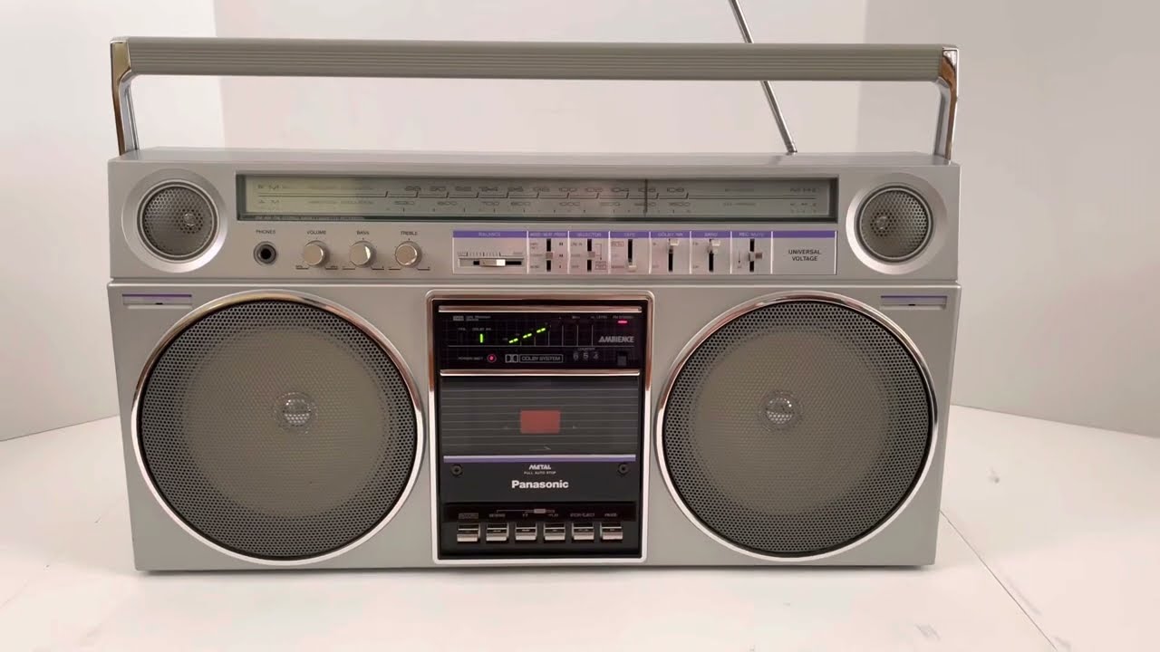 Panasonic platinum RX 5085 ambience boombox restored