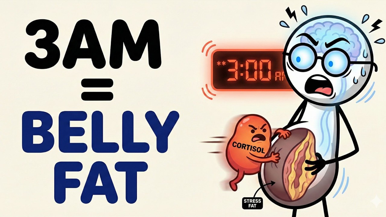 Waking Up at 3AM & Can’t Lose Belly Fat? Do THIS to Drop Cortisol