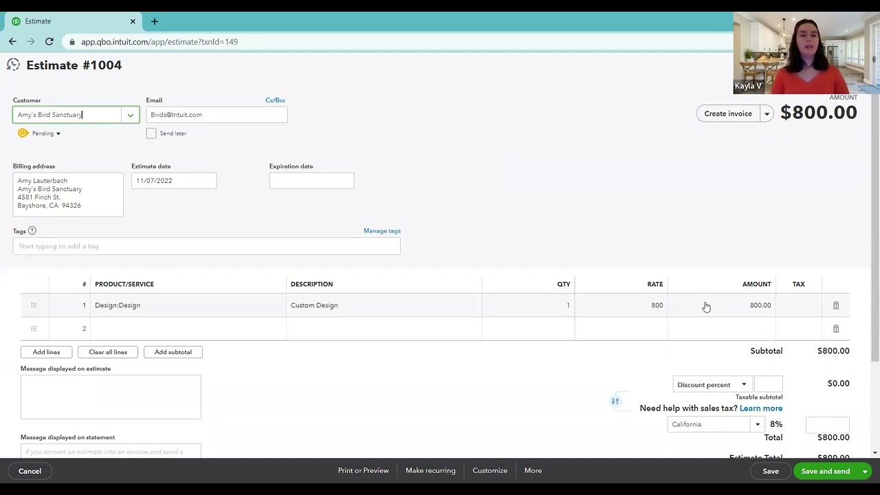 How to make changes to an Invoice when it's linked to an Estimate (Progress Invoicing) - QBO
