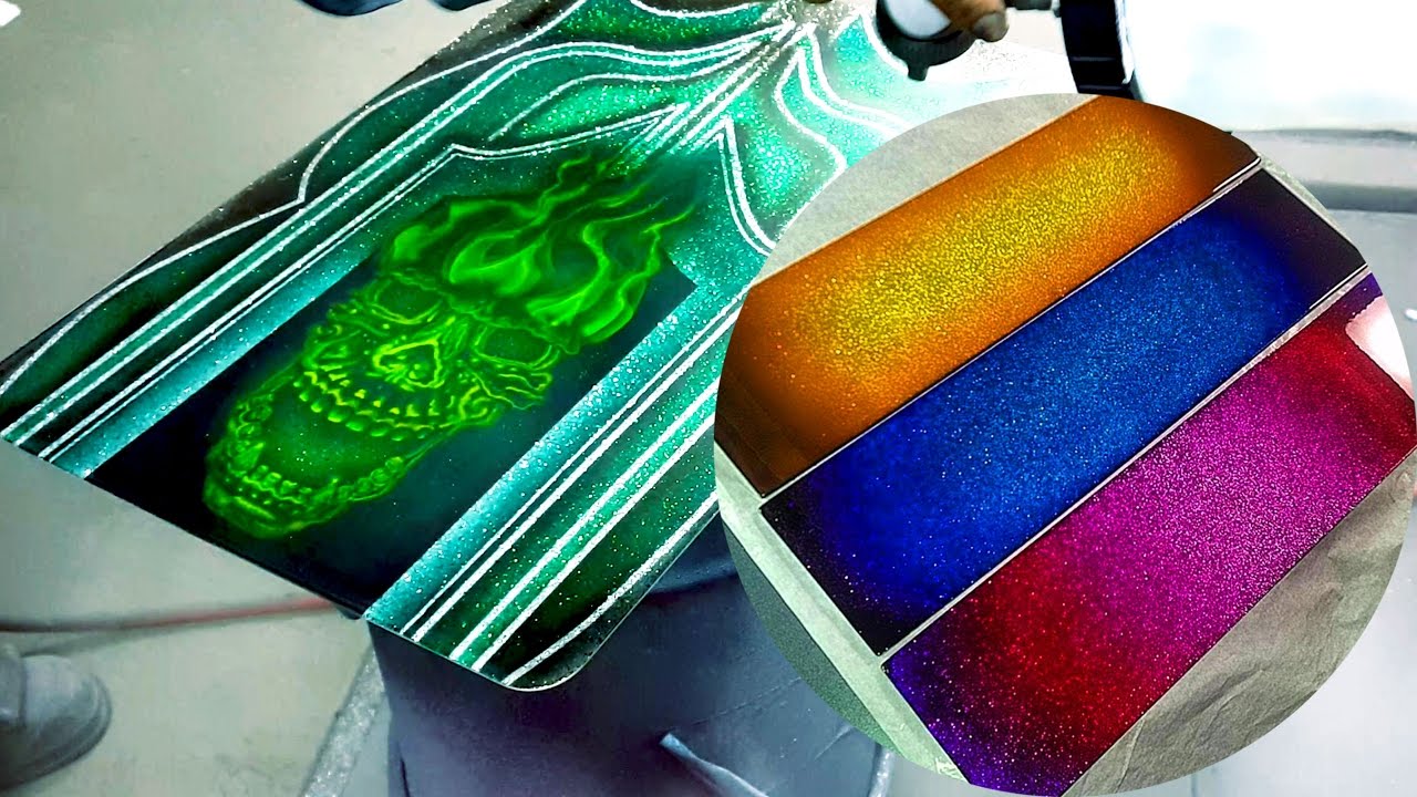 Unbelievable Metal Flake Magic: Exquisite Custom Paint Panels That Mesmerize