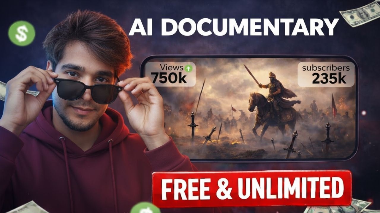 Create Historical Dicumentary Videos Using AI | Ai se Historical Documentary Video Kaise Banaye