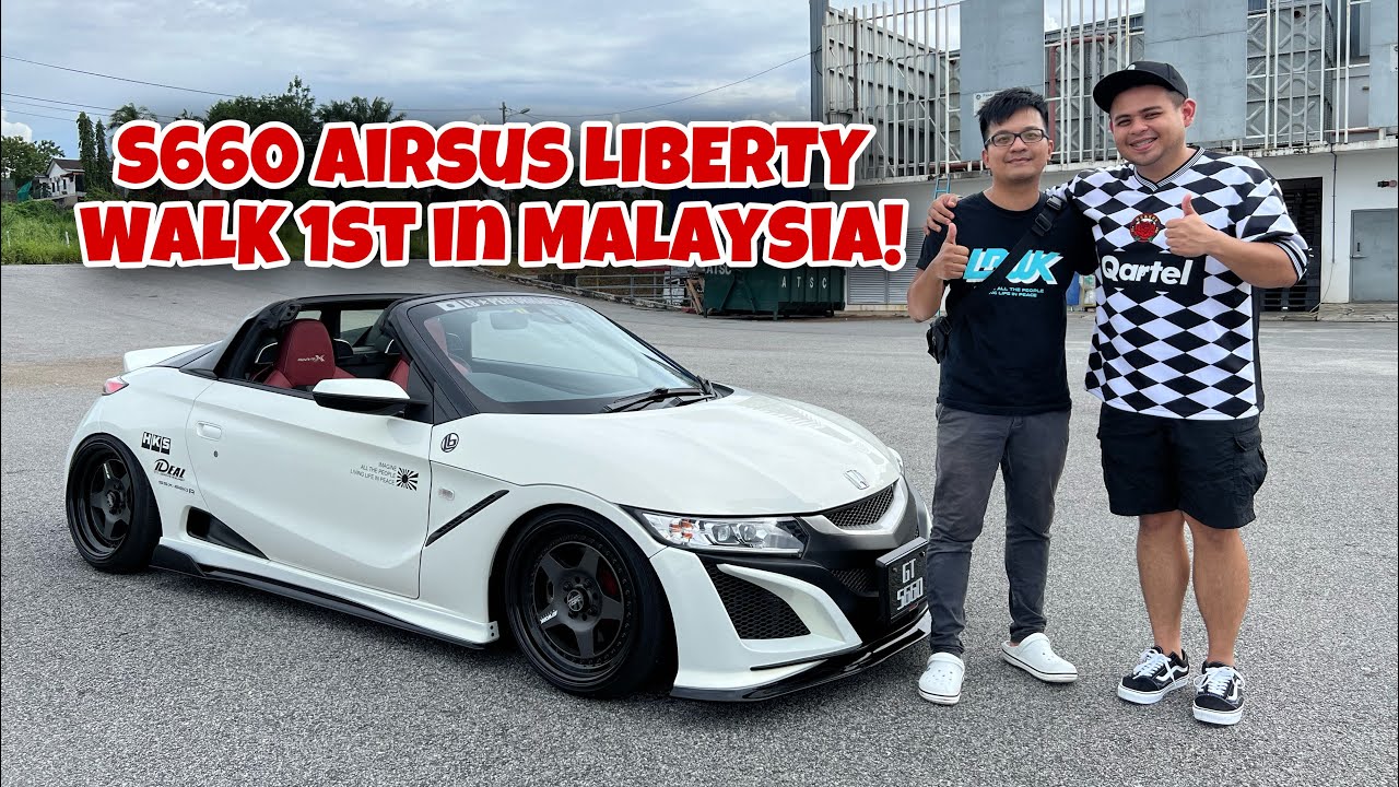 S660 LIBERTY WALK ON AIR SUSPENSION 1st in Malaysia!