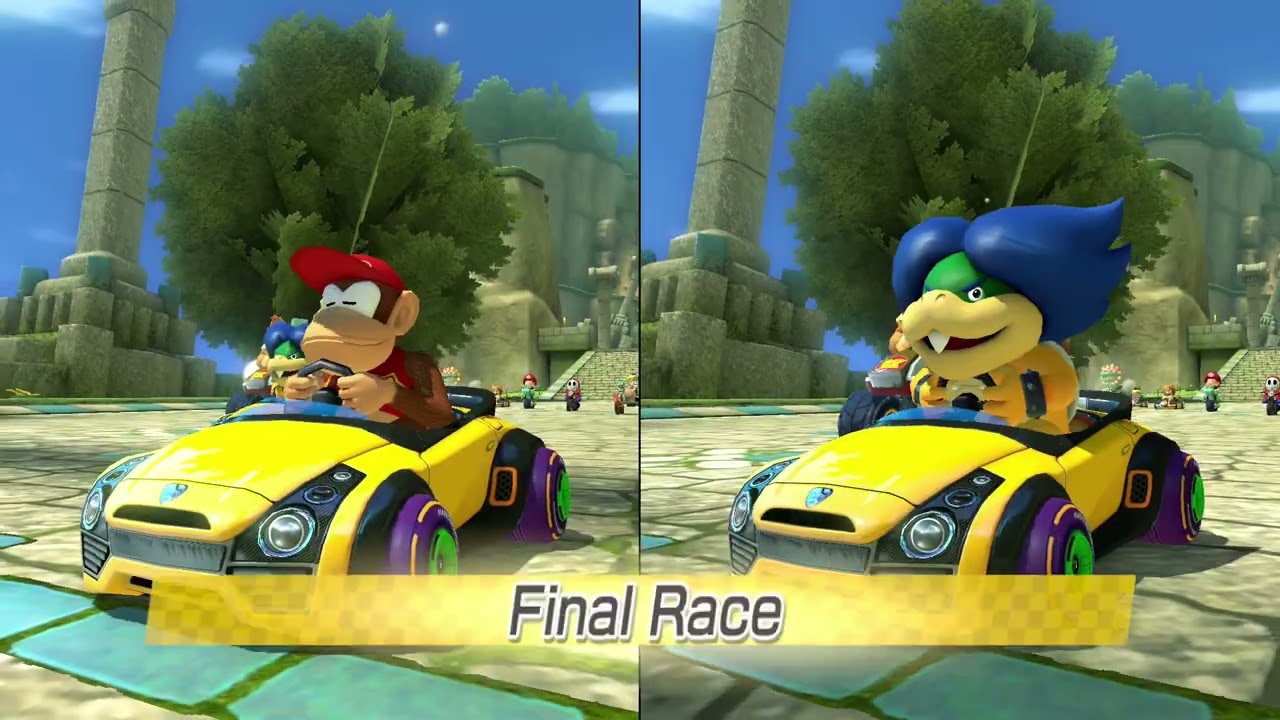 Mario Kart 8 -  Hair Styles UNIT!  Ludwig vs Diddy Kong