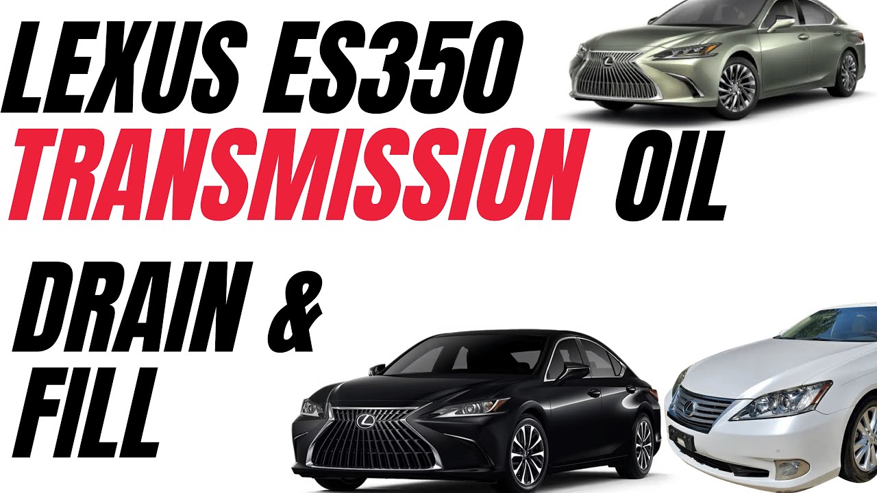 Lexus ES350 transmission oil drain and refill at 133k miles