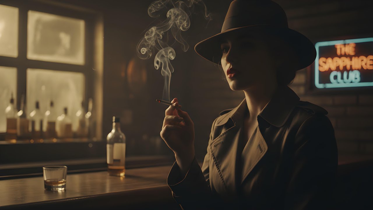 Mysterious Evenings | Film Noir Lounge Vibes with Retro Elegance