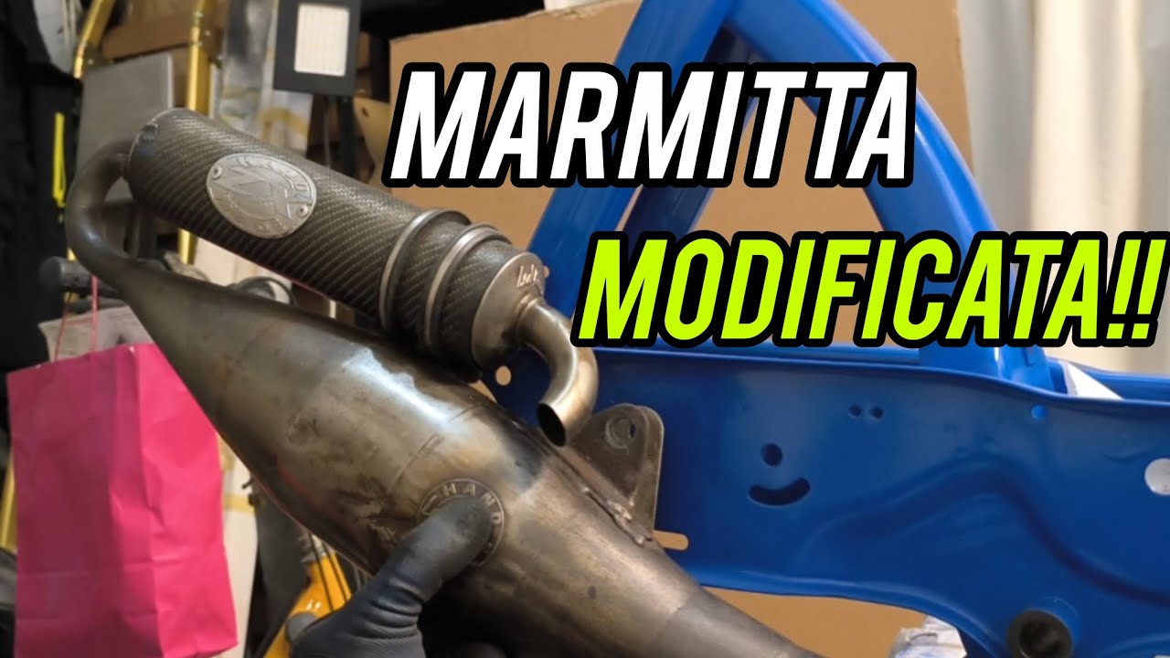 Piaggio ciao, marmitta modificata!! 