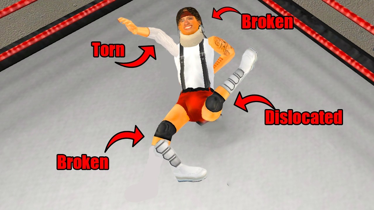 Могу ли я получить ВСЕ травмы в Wrestling Empire?!