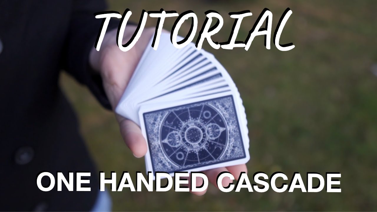 EASY CARDISTRY TUTORIAL // THE ONE HANDED CASCADE