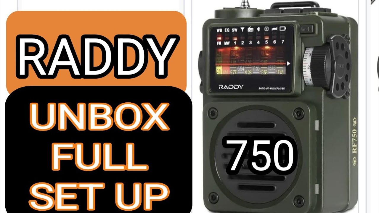 Raddy - RF750 Unboxing  & Full Instructions 2024