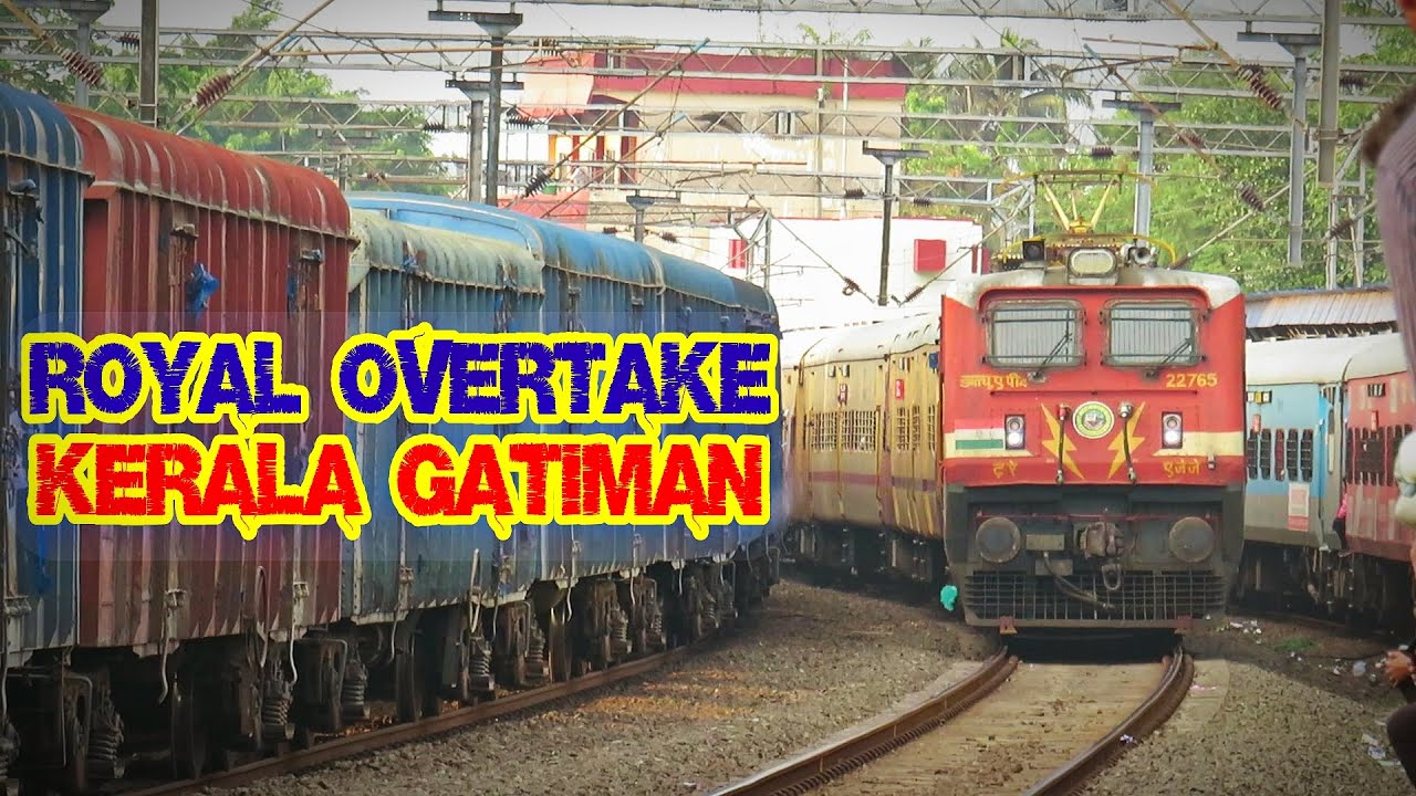 Priority Even @ Last Minute 🔥 Ernakulam Intercity Honking Overtake Venad Express