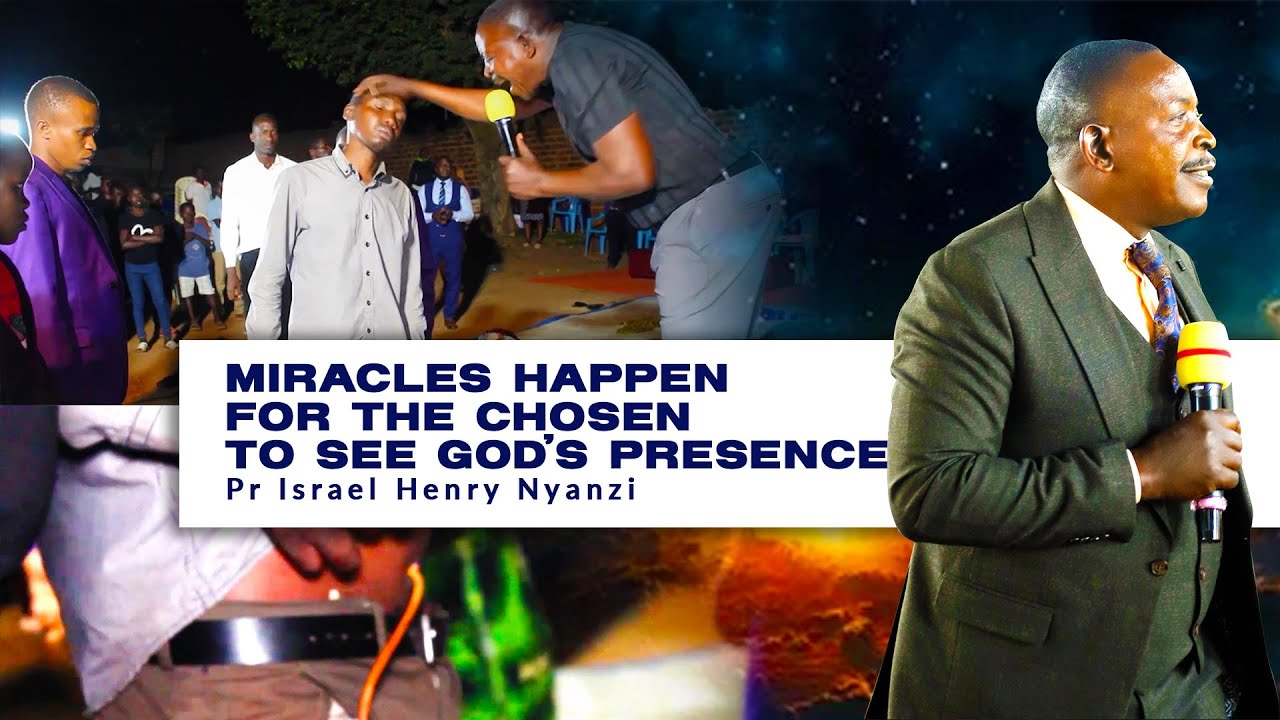 Miracles happen for the chosen to see God's presence.