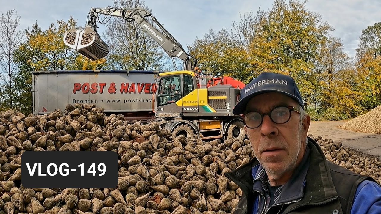 FARMVLOG #149 suikerbieten afleveren, bladrammenas klappen, pink root