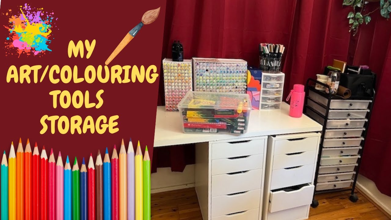VR: how I store my colouring pencils and other art tools.