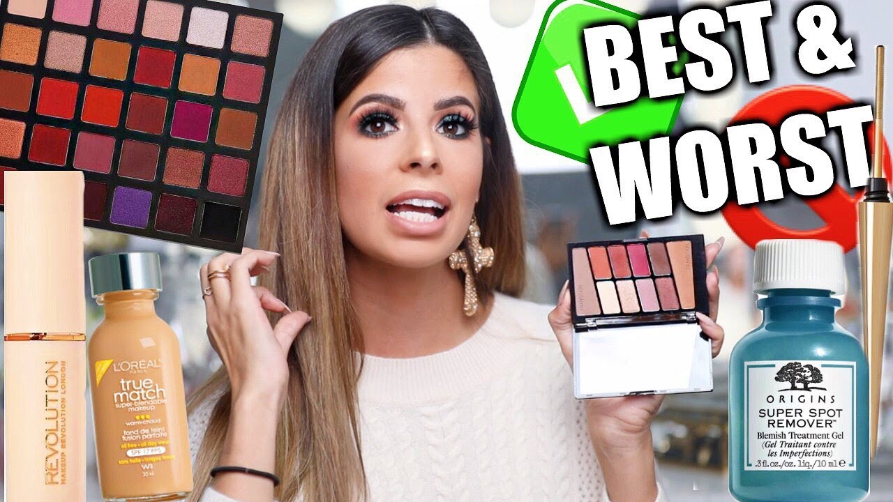 BEST AND WORST MAKEUP OF 2018 | DRUGSTORE AND HIGH END!!